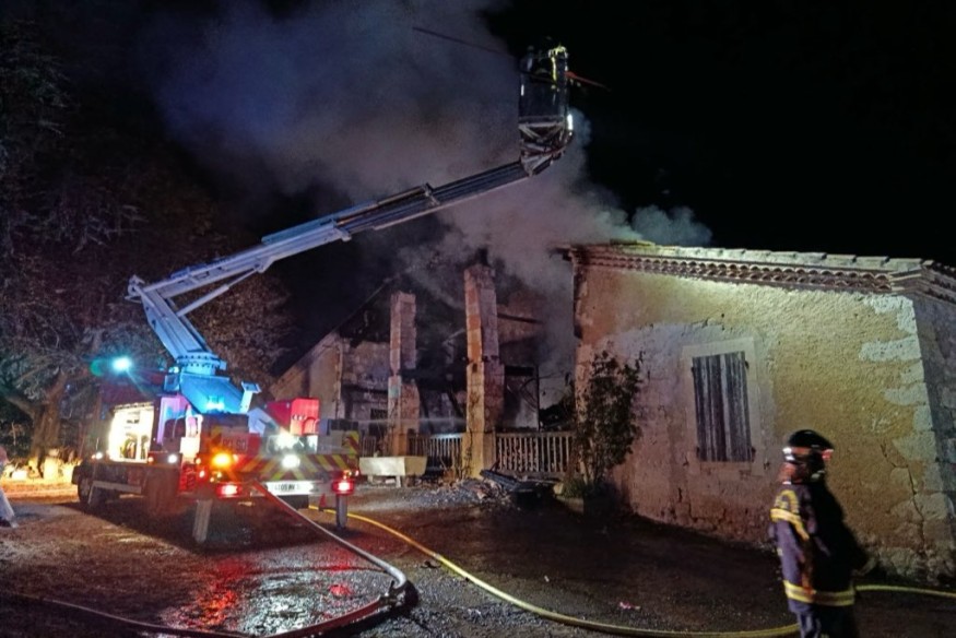 Gers : une cinquantaine de pompiers mobilisés cette nuit dans deux incendies de bâtiment